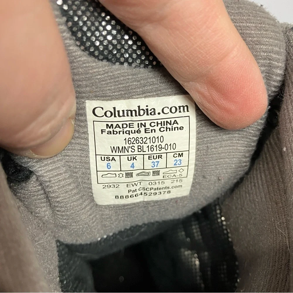 Columbia Bugaboot plus lll winter lace up boots‎ size 6
